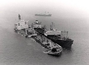 In 1978 the tanker Christos Bitas grounded near Milford Haven and was later scuttled in the Atlantic. 