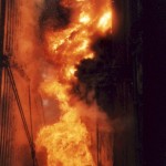 Fires have been caused by spontaneous combustion of chemicals stowed in containers.